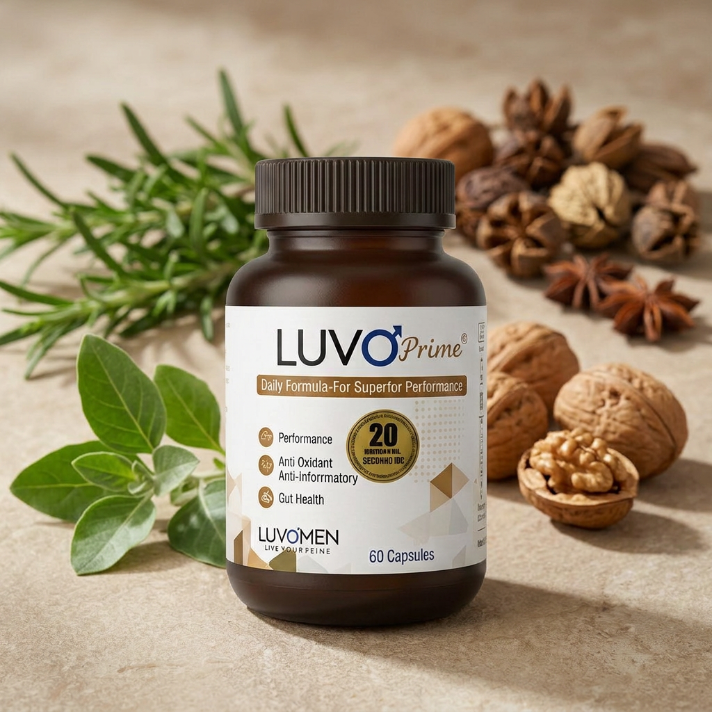Luvo Prime, 60 Capsules · 20 Vital Nutrients, Herbs & Probiotics