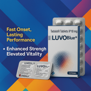 Luvo Blue + (Tadalafil - 10 mg)