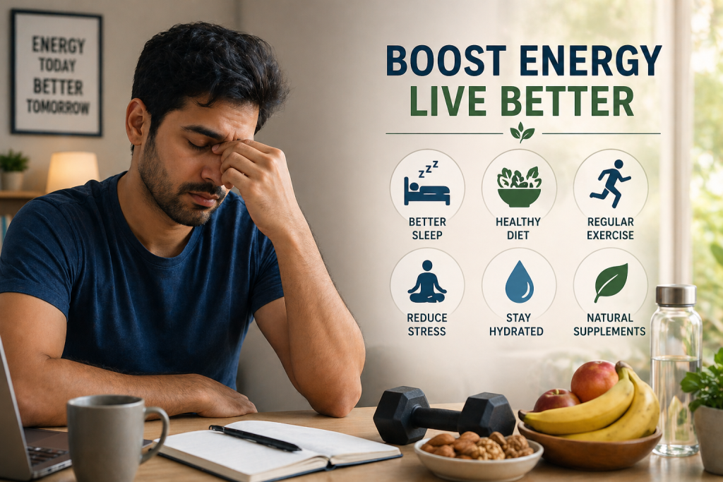 low energy in men causes and solutions